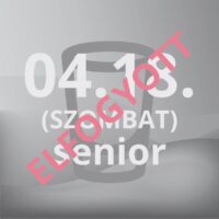 SZOMBATI SENIOR NAPIJEGY (65+ ÉV) - ELFOGYOTT