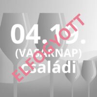 VASÁRNAPI CSALÁDI NAPIJEGY - 2. KÖR - ELFOGYOTT