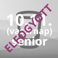 VASÁRNAPI SENIOR NAPIJEGY  - LEZÁRTUK