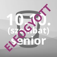 SZOMBATI SENIOR NAPIJEGY (65+ ÉV)  - LEZÁRTUK